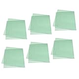 Gadpiparty 6 Piezas Manteles Rectangulares Decorativos para Mesa Manteles Portátiles y Plegables para Fiestas Bodas y Cumpleaños Protección Resistente y Color Natural