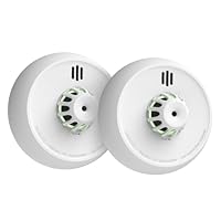 X-Sense funkvernetzter Hitzemelder mit versiegelter 10-Jahres-Batterie und einfacher Installation, Wärmemelder kompatibel mit Basisstation, XH02-M, 2-Pack