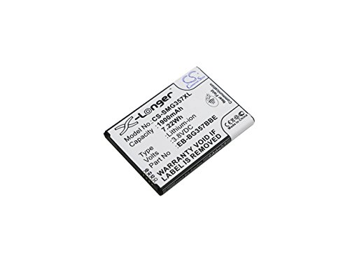TECHTEK Batterie 1900mAh Compatible avec [Samsung] Galaxy Ace 4 LTE, Galaxy Ace Style LTE, SM-G357, SM-G357FZ, SM-G357M remplace BG357BBU, BG357BBZ, EB-BG357BBE