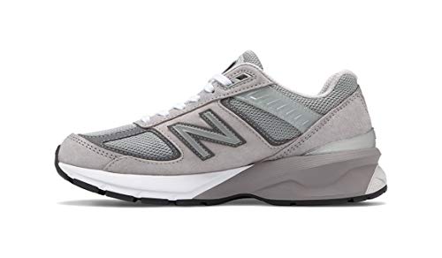 New Balance Women's Made in US 990 V5 Sneaker, Grey/Castlerock, 7.5