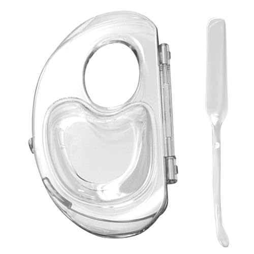 Paleta de cosméticos con barra mezcladora, bandeja de mezcla de cosméticos, paleta de mezcla portátil para lápices labiales, rubor, resaltado