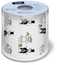 Preisvergleich Produktbild Design Toilettenpapier Just Married 200 Blatt 3-lagig