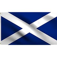 DMSE Saltire Saint Andrews Cross Crux Decussata Scotland Scottish Flag 2X3 Ft Foot 100% Polyester 100D Flag UV Resistant 2 X 3 Ft Foot