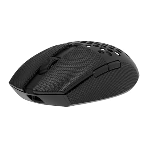 FANTECH ARIA XD7 Wireless Gaming Mouse Pixart 3395 Gaming Sensor 26000 DPI, HUANO Switches, Super Lightweight 59 Grams and Ambidextrous Egg Shape, 3 Mode Connectivity, Black Cover