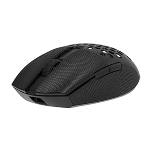 FANTECH ARIA XD7 Wireless Gaming Mouse Pixart 3395 Gaming Sensor 26000 DPI, HUANO Switches, Super Lightweight 59 Grams and Ambidextrous Egg Shape, 3 Mode Connectivity, Black