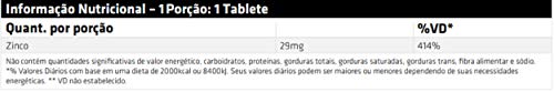 Zinco Mineral Quelato Zinc Chelated 29 mg Performance Nutrition 100 Tabletes Kit 3 Und