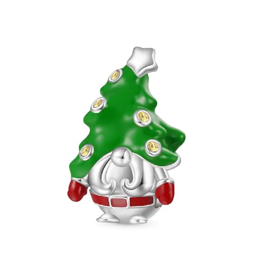 Image of GNOCE Christmas Charm Silver Plated & Sterling Silver Bracelet Gift