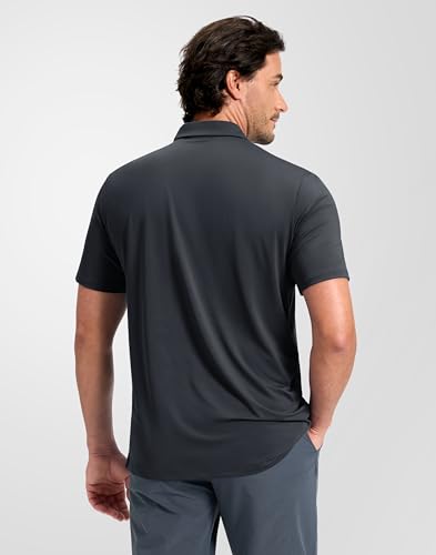 Image of Obla Mens Golf Shirt Short Sleeve Dry Fit Moisture Wicking Performance Athletic Casual Work Collared Polo Shirts for Men