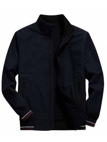 Image of Leriya Fashion Men's Winter Polyester Standard Length Jacket | Lightweight Outerwear Jacket for Men | Full Sleeve Casual Winter Outfit | Stylish Zip-Up Jackets for Daily Travel & Outdoor Use