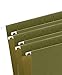 Staples Hanging File Folder, Legal Size, Standard Green, 50/Carton (ST521252/5212VS)