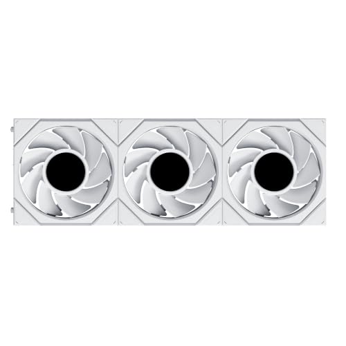 Image of Lian Li UNI Fan TL LCD Flex 120mm Reverse Blade-3 Pack-White-12RTLLCD1F3W
