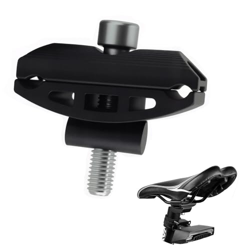 Bicycle Seatpost Head Saddle Pipe Head, Carbon Steel Bike Seatpost Screw Clamp for Seat Tube Clamp Conversion, Suitable for Single Rod Post Bikes & Bicycle Head Parts