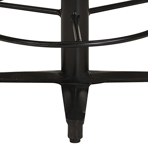 Tabourets de bar en bois massif de 66 cm stables et robustes pour dîner