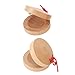Castanets,1 Pair of Wooden Kids Education Wood Finger Clappers Percussion Musical Instruments
