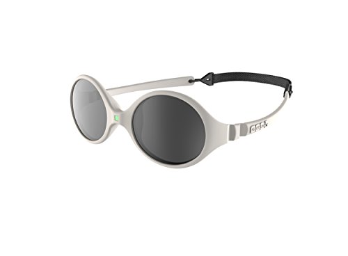 Ki ET LA  Gafas de sol para Bebé modelo Diabola  100% irrompibles - color Crema  0-18 meses