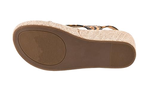 Image of Corkys Footwear Womens Carley Wedges, Featuring Corkys EVA Foam Cushioned Insoles, A 2.5 Inch Heel, Lightweight For All Day Wear, And Hook And Loop Closure