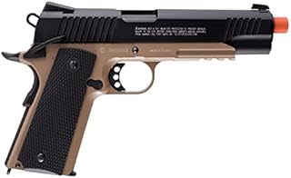 Elite Force 1911 Blowback 6mm BB Pistol Airsoft Gun, FDE/Black, 1911 TAC