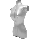 Beavorty Kleiderständer Aus Robustem Material Aufblasbare Schaufensterpuppe Halbkörper-Modell Für Kleidungsstücke Faltenfrei Und Stabil Für Modepräsentationen