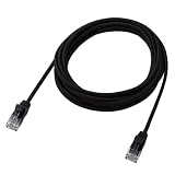 エレコム LANケーブル CAT6A 3m 爪折れ防止 メッシュケーブル ブラック ECLD-GPAM/BK30