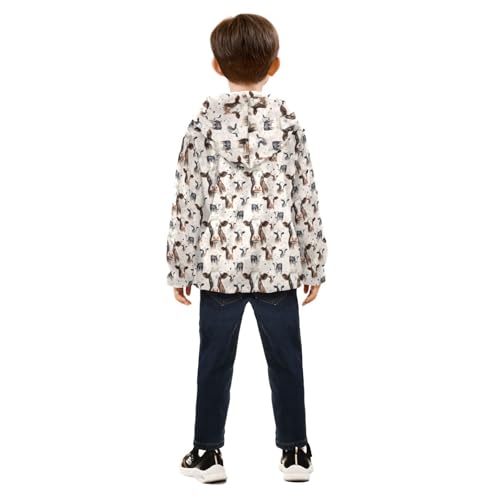 Cute Cow Boys Fleece Coat,Children's Zip-Up Hoodie Jacket,Baby Warm Fashion Outerwear 3-10T,A1133124