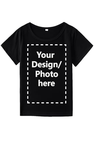 JOPHY & CO. Camiseta personalizable de algodón, camiseta personalizada con impresión para hombre y mujer, idea de regalo original, cód. 8601, Negro , XL