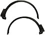Evan Fischer Front, Driver and Passenger Side Fender Flares Compatible with 2016-2019 Ford Explorer & Police Interceptor Utility - FO1291130, FO1290130