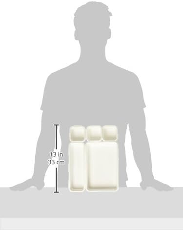 Miniatura 7 de Madesmart Paquete de compartimentos con enclavamiento, blanco, 8 piezas