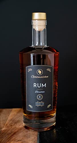 Goldmädchen Rum Bernstein | Premium Rum aus Bio-Zuckerrohrmelasse | Gereift in 6 Fässern | Weich mit Aromen von Vanille & Karamell | 42% Vol. | 500ml – Bild 5