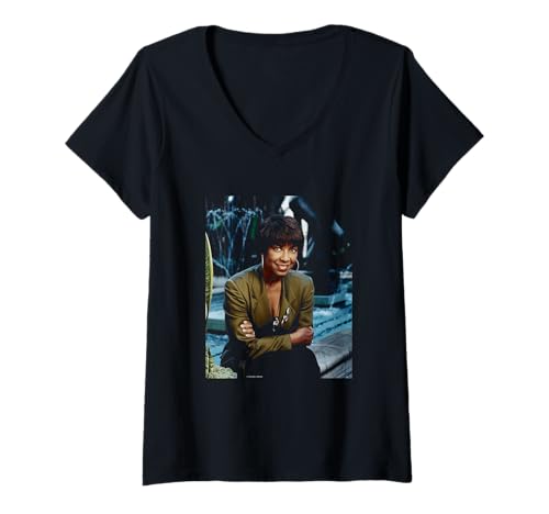Photo de Femme Inoubliable Natalie Cole Nat King Cole Michael Grecco T-Shirt avec Col en V