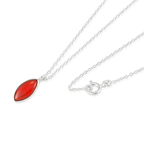 Cadeau pour elle unique avec ce collier de pierres précieuses en argent