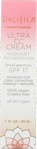 Pacifica Ultra CC Cream Radiant Foundation SPF 17 - Natural-Medium Women 1 oz