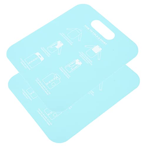 Levemolo Clothes Folding Boards 2pcs Shirt Packing Tool Garment Support Wrinkle- Stacking for Travel