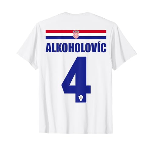 Kroatien Sauf-trikot Party Trikot T-Shirt