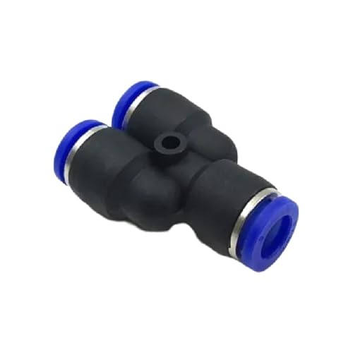 Conector neumático PY6 accesorio de manguera de 6mm con puerto de 3 vías tipo Y para aire comprimido 6