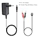 TalentCell 14.4 14.6V/1.5A Smart Charger, AC DC Power Adapter Ladegerät, 12V LiFePO4 Akkus Ladegerät mit DC 5521 Stecker, Krokodilklemmen für Kamera Lautsprecher GPS Webcam Router und mehr