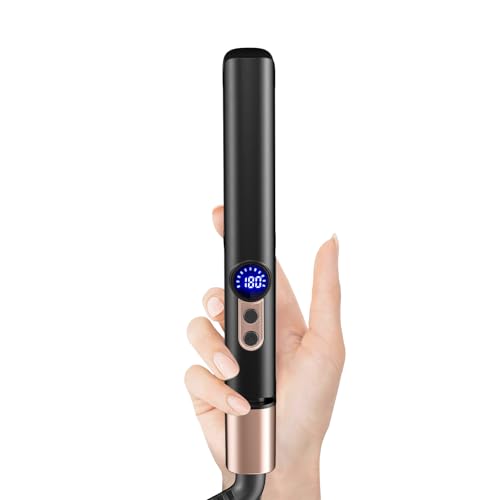 Mini Flat Iron for Short Hair，Mini Hair Straightener，0.7 Inch Dual ...