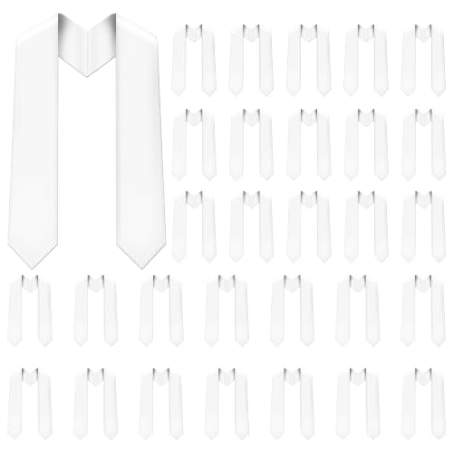 Image of Plain Graduation Stole Sash 60 Inch Unisex Adults Solid