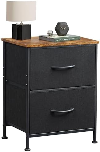 WLIVE 2 Drawer Nightstand