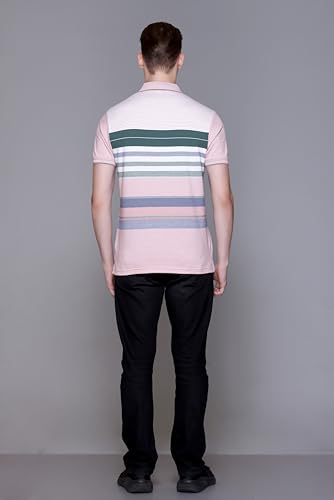 Image of SANE ORIGINALS Polo T-Shirt for Men with Pocket || Striped Polo for Men