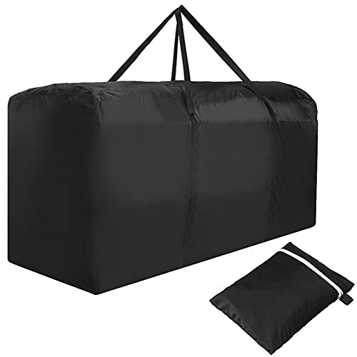 UCARE Outdoor Cushion Storage Bag 210D Christmas Tree Pillow Storage Organizer Bags Large Capacity Chair Cushions Covers for Patio Furniture (L: 67.5x19.9x29.6in)