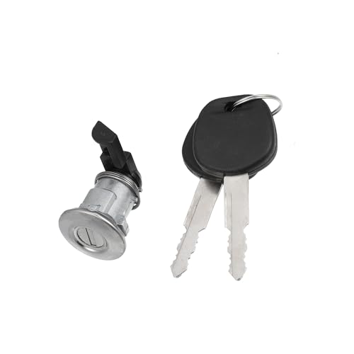 Partuto 1 Set Fuel Door Lock Cylinder W/Keys for Toyota Tacoma 95-04 for Toyota Tundra Fuel Tank Lock Cylinder Fuel Filler Lid Door Gas Lock Cylinder 69058-35140 69058-26030 Replacement