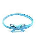 Tamaño: 100 x 1,1 cm Bestgift Cinturón para mujer de piel sintética, banda para el vientre fina, de charol azul Talla única