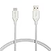 Produktbild AmazonBasics - Verbindungskabel, USB Typ C auf USB Typ A, USB-2.0-Standard, doppelt geflochtenes Nylon, 0,9 m, Silber