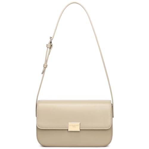 David Jones - Petit Sac Bandoulière Femme - Sac à Main Porté Epaule Simili Cuir PU Rigide - Pochette à Rabat - Sacoche Besace Ville Soirée Shopping...