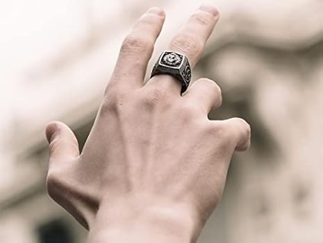 Lion Handmade Sterling Silver Men Signet Ring, Lion Animal Signet Ring, Leo Zodiac Sign Ring, Leo Astrology Signet Ring, Lion Silver Jewelry