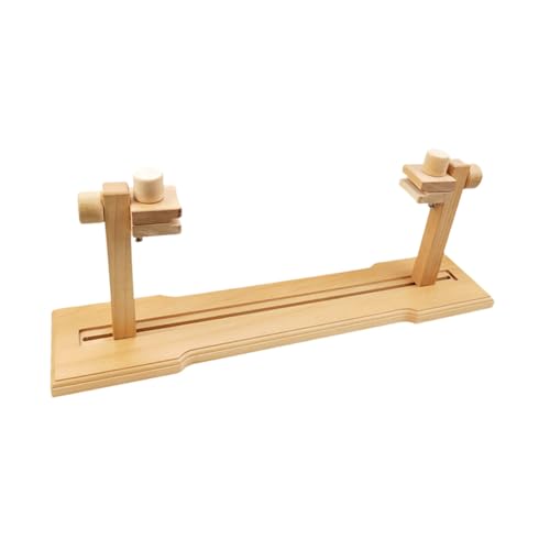 Support à broder en bois réglable Uonlytech rotatif pour cadre de point de croix sur table
