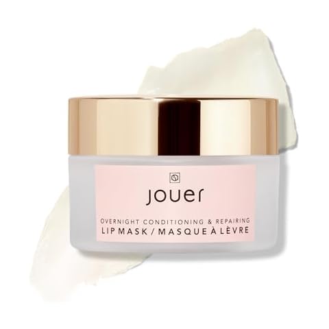 Jouer Conditioning & Repairing Lip Mask – Overnight Lip Mask for Dry Lips - Moisturizing Lip Balm - Maxi Lip for Plumper Lips and Visual Fullness - with Jojoba Oil and Grapeseed Oil for Hydration Cover
