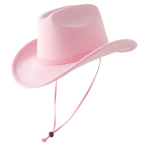 Jastore Kids Boys Girls Cowboy Hat Toddler Western Rodeo Cowboy Cowgirl Hat with Landyard