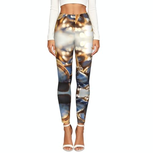 Leggings de compresión Ocean Beach: mallas suaves de mujer para yoga y paseos por la playa 2