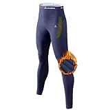 CL convallaria Herren Thermohosen 1/2 Stück Fleece gefüttert Thermal unten sportliche Basisschicht kaltes Wetter Gear
